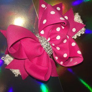 HAIR BOW AND HEAD BAND